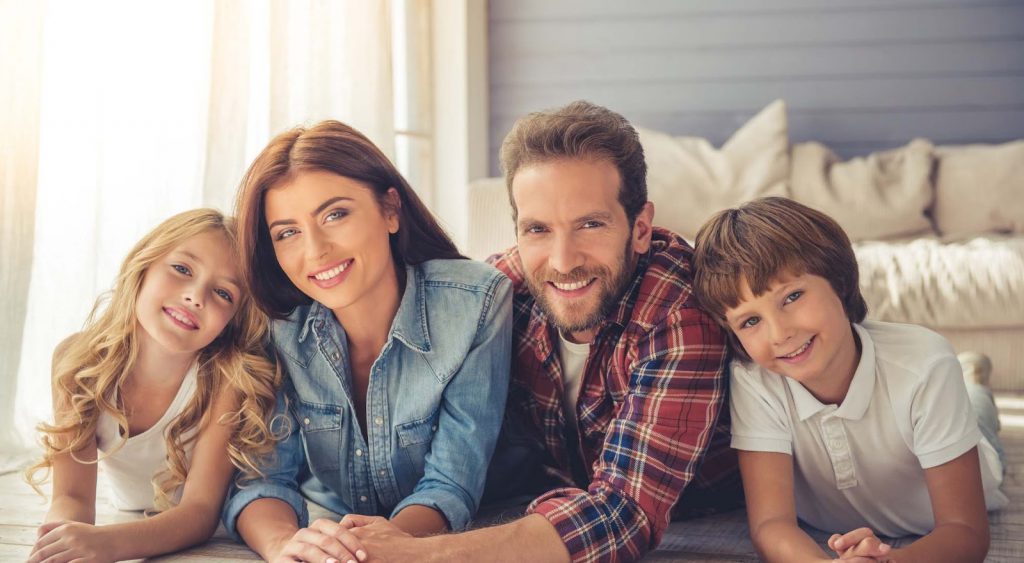 Happy family. Power Wizard can help your family find options for Abilene Electricity.