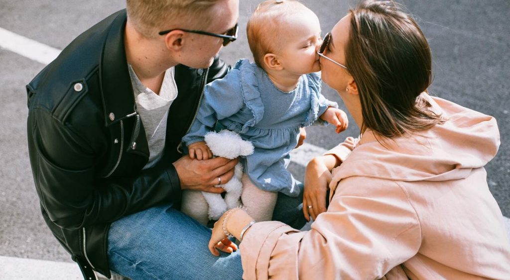 Happy family with child. Conservice Energy
