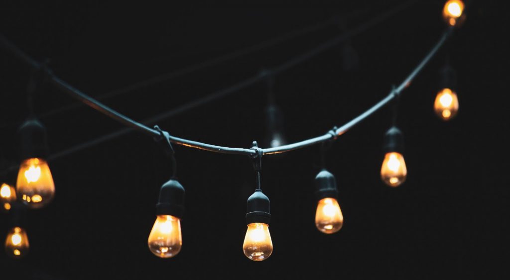 Hanging Lights. Dallas. 