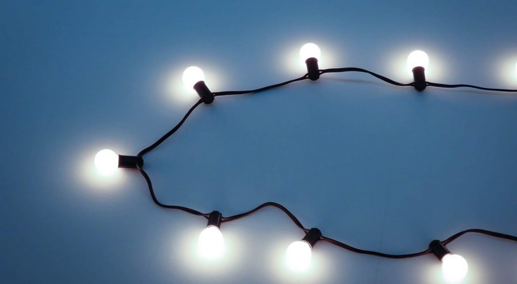 Lightbulbs on string - Electricity Companies In Odessa