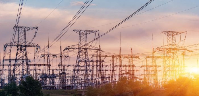 Power lines at sunrise - Electricity Plans