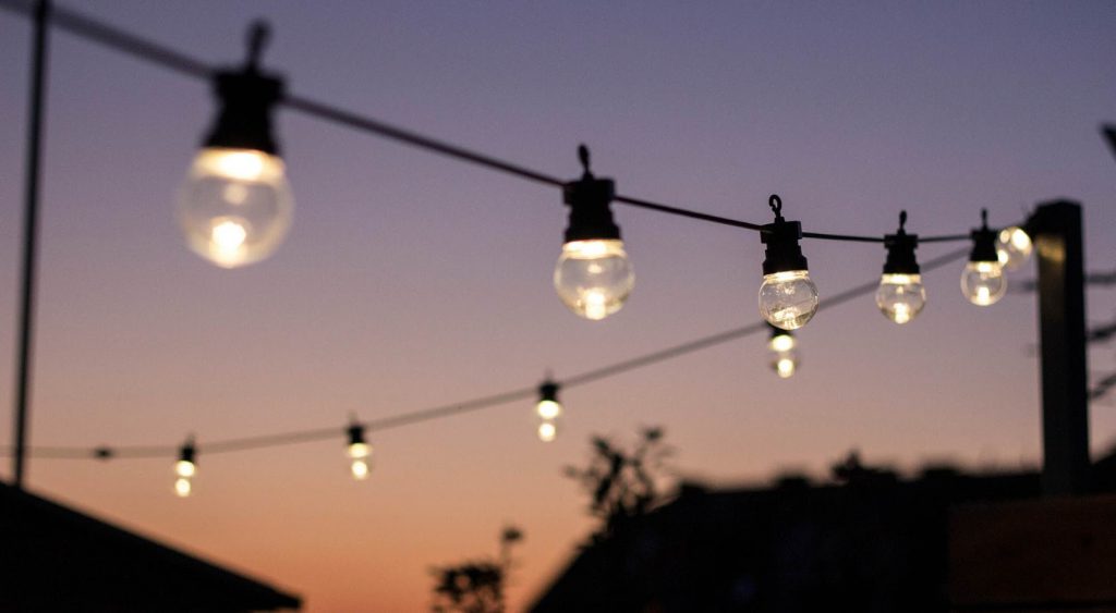 Hanging party lights - Energy Companies