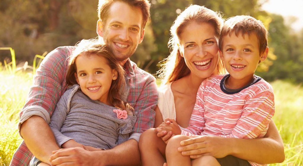 Happy family in Summer. Evolve Energy