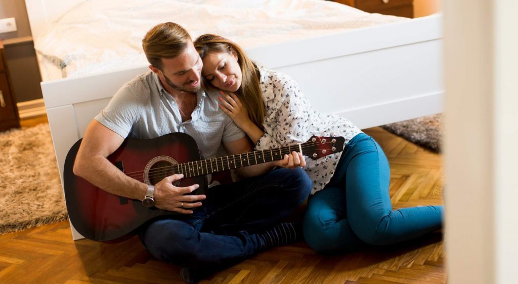 Couple relaxing. Griddy Energy