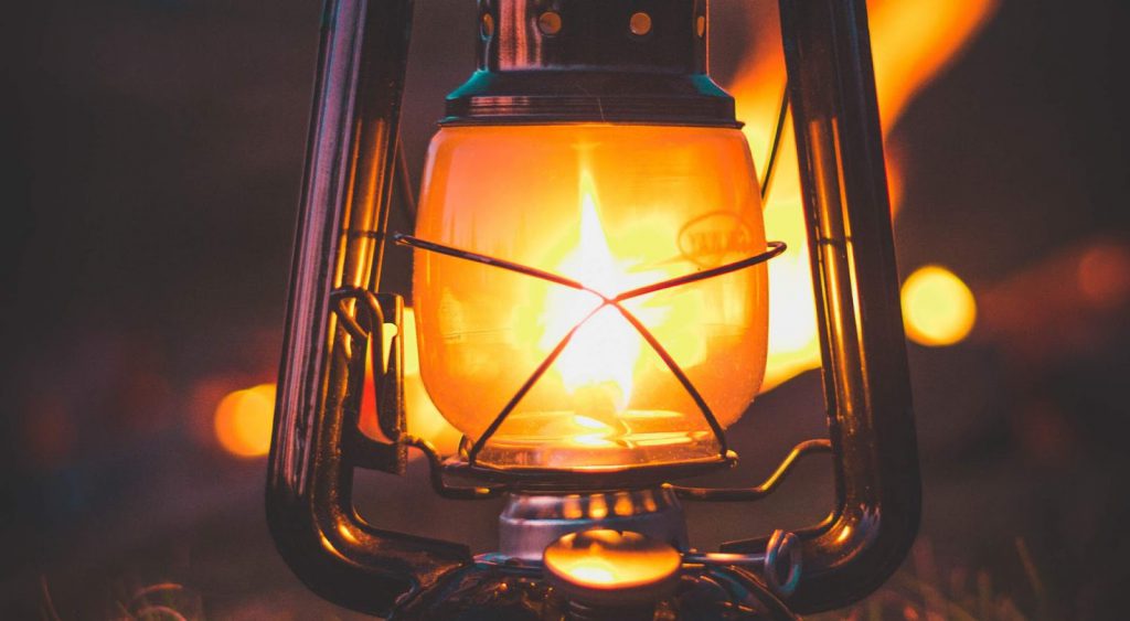 Lantern at night. Just Energy