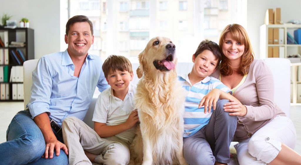 Happy family indoors. Just Energy