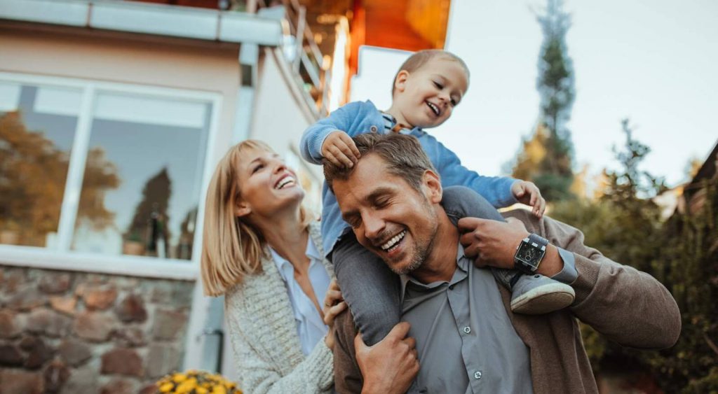 Happy family together - Nueces Electric