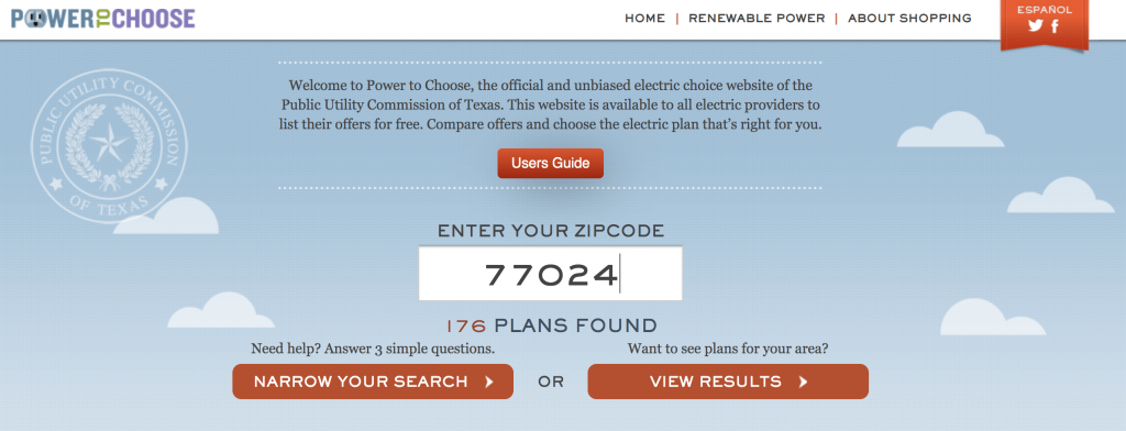 power to choose