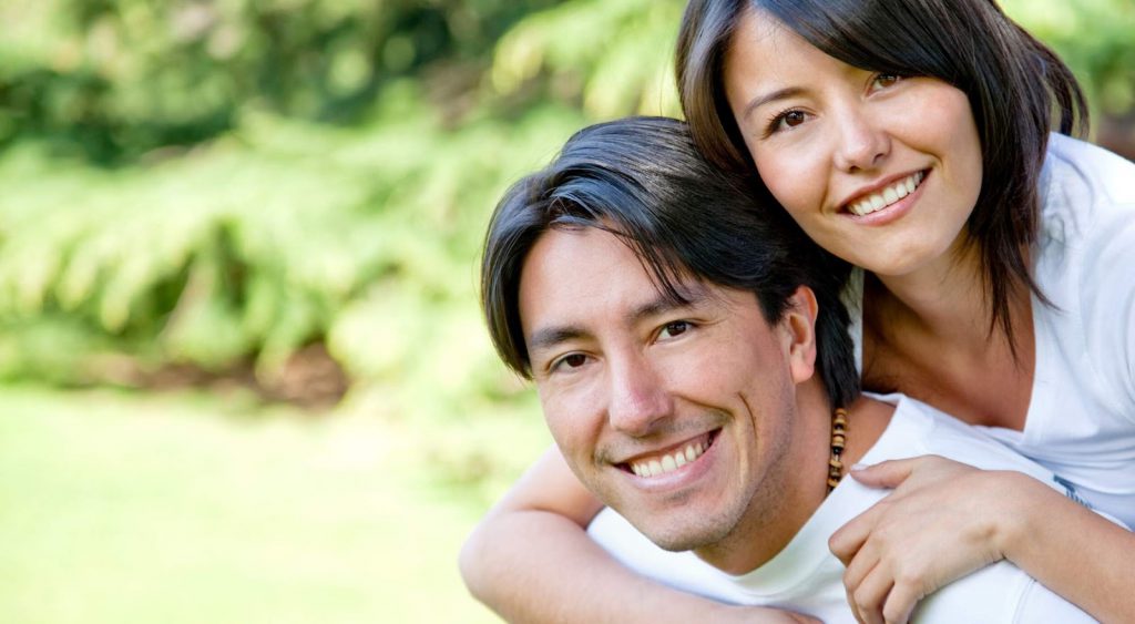Happy couple outside - Startex Power