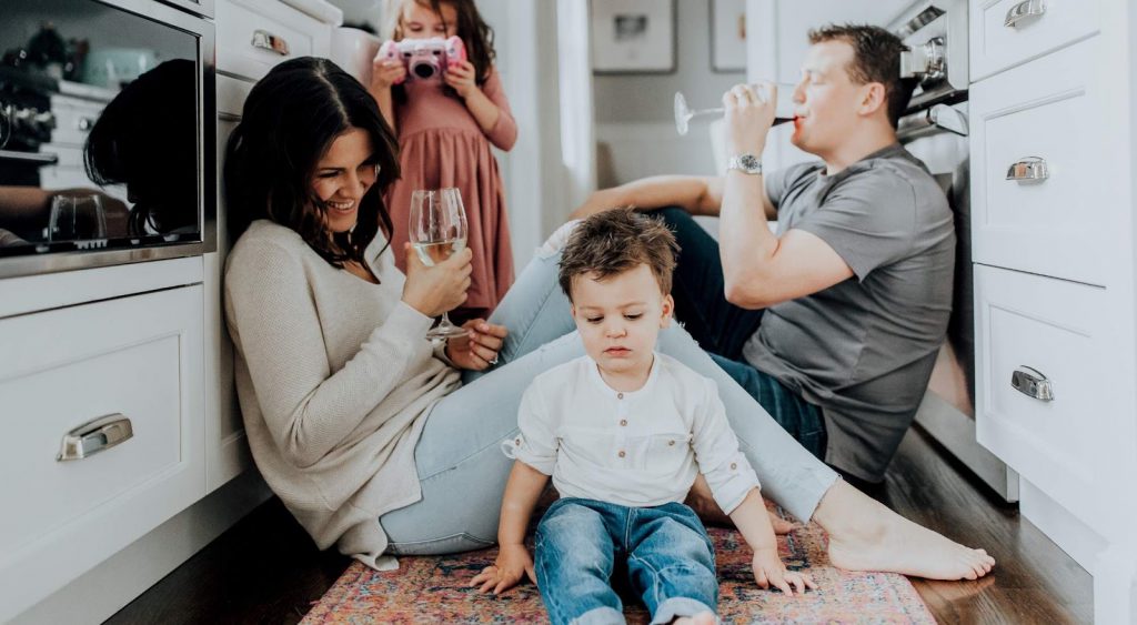 Happy family in kitchen - Stream Energy