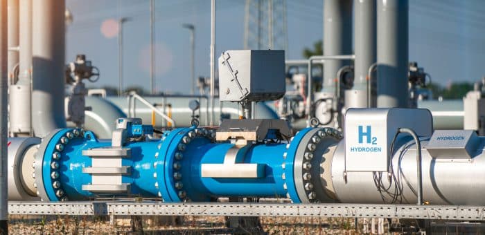 Hydrogen renewable energy production pipeline