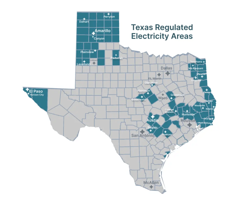 Texas regulated cities