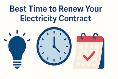 Best Time to Renew Your Electricity Contract