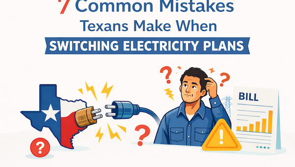 7 Common Mistakes Texans Make When Switching Electricity Plans