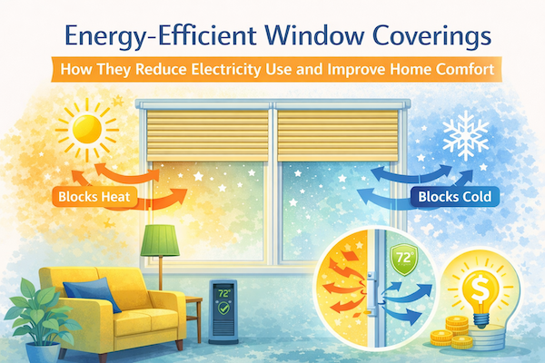 Top Energy Efficient Window Coverings: Save on Heating & Cooling All Year