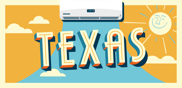 Title image for a blog about the which Texas cities spend the most of their income on summer electricity